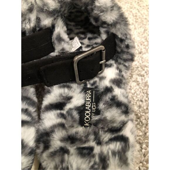 Koolaburra UGG Fuzz’d Out Cheetah Faux Fur Sandal Women’s Size 7 - Picture 7 of 8
